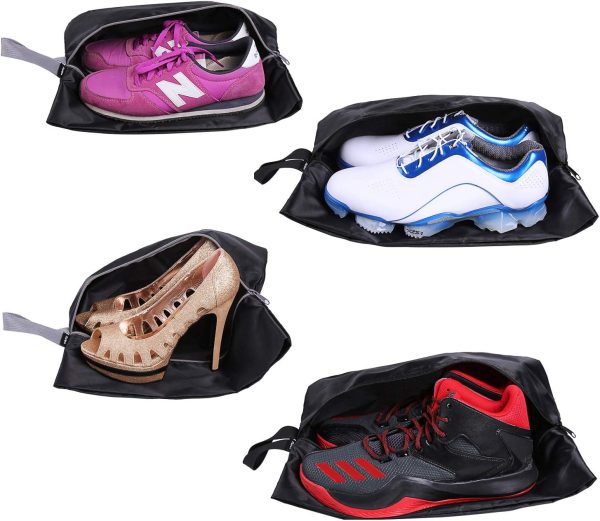 Travel Shoe Bags Set of 4 Waterproof Nylon