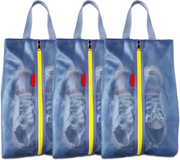 3 Pack Travel Shoe Bag Large Water Resistant